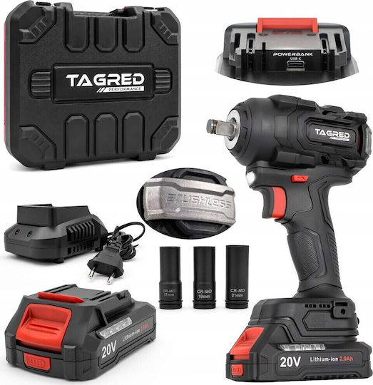 Tagred TA8012 Cheie cu impact pneumatic cu Cuplu Maxim 61.18kgm
