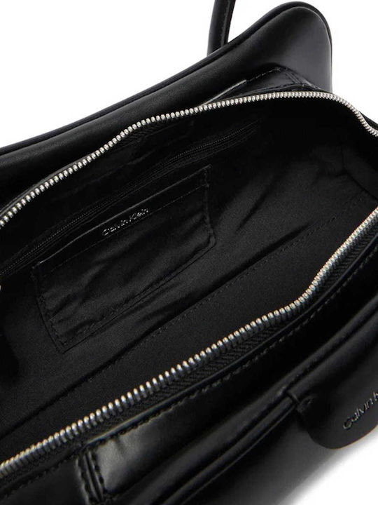 Calvin Klein Emblem Trio Women's Shoulder Bag Black