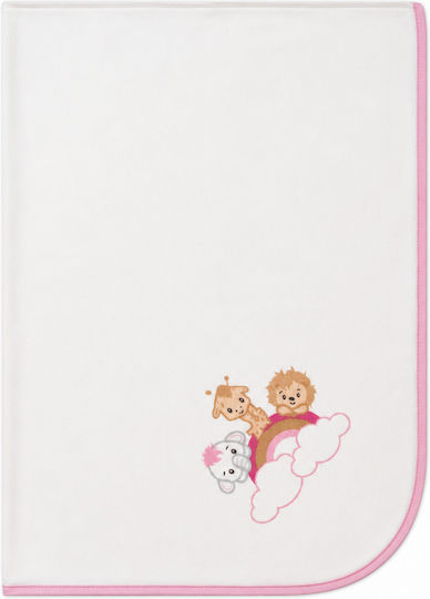 Gamberritos Kids Pink Swaddle Blanket 53x63cm