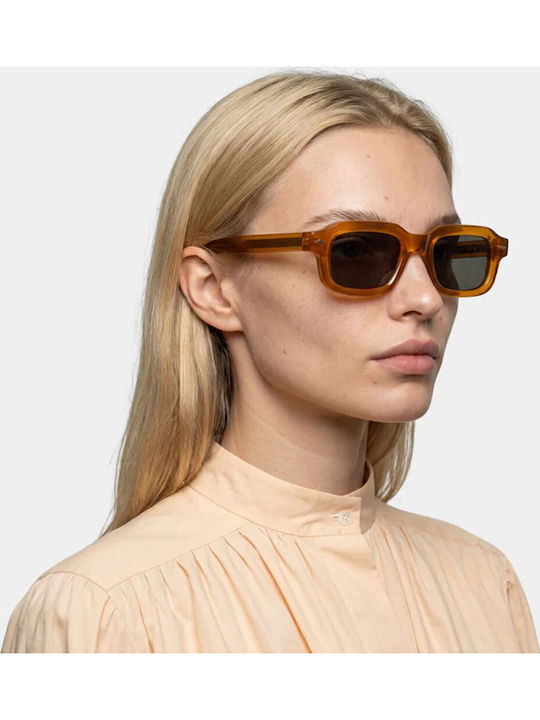 De Sunglasses Γυαλιά Ηλίου Πορτοκαλί με Σκελετό De Sunglasses Γυαλιά Ηλίου Πορτοκαλί με Σκελετό
