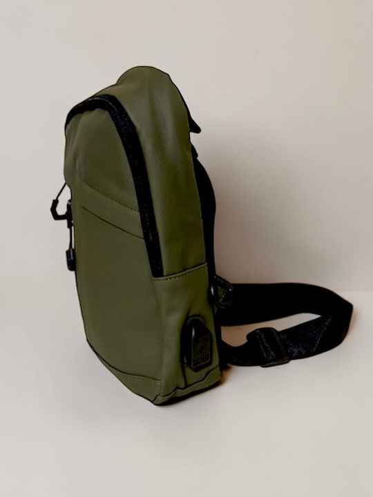 Men's Shoulder / Crossbody Bag Khaki