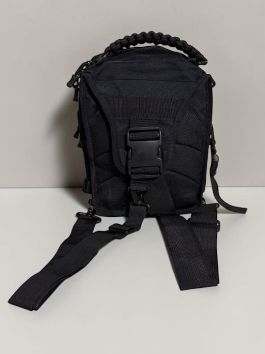 Herren Schulter / Crossbody Tasche Schwarz