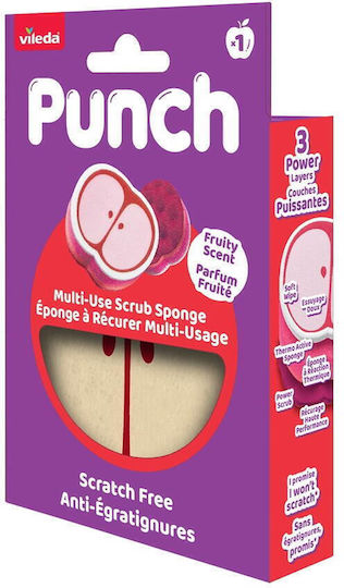 Vileda Vileda Punch Burete Multifuncțional – Măr 1 Bucată