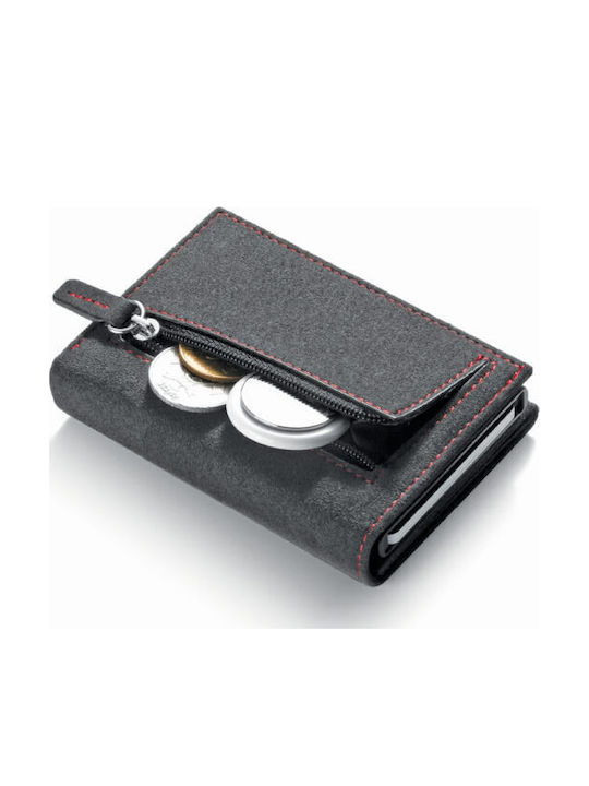Men's Coin Wallet with RFID Black
