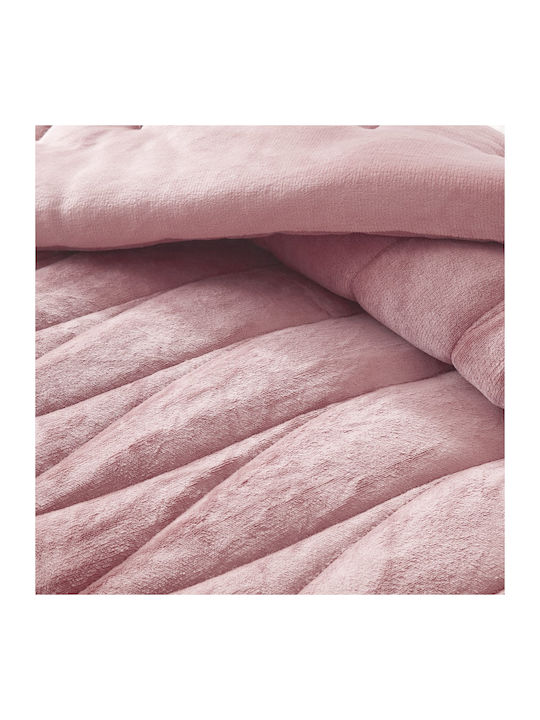 Liolios Home Sherpa Comforter Super King 220x240cm Doha Lt. Pudra