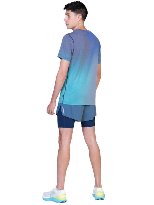 Sportliche Herrenshorts Azurite/Citrus Fade, Blue