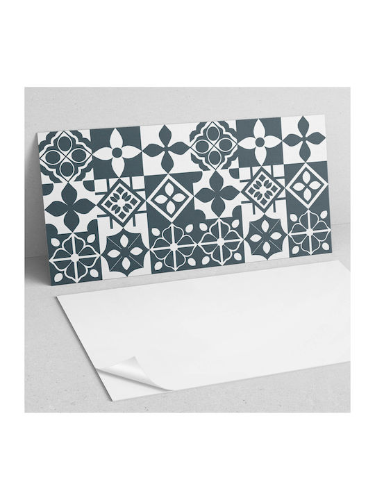 Vinyl Tile Stickers Hallway Geometric Patterns Tiles 6x60x30 cm