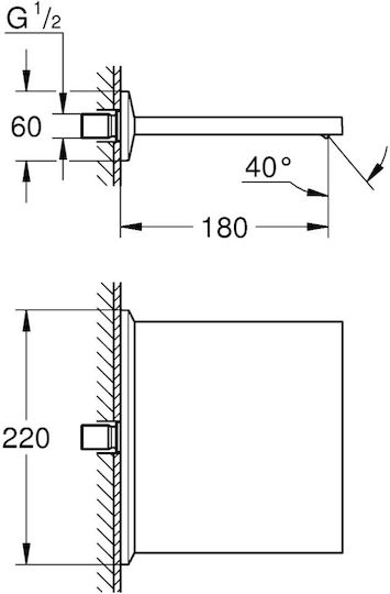 Grohe Allure Briliant for Shower Grey 4005176756641