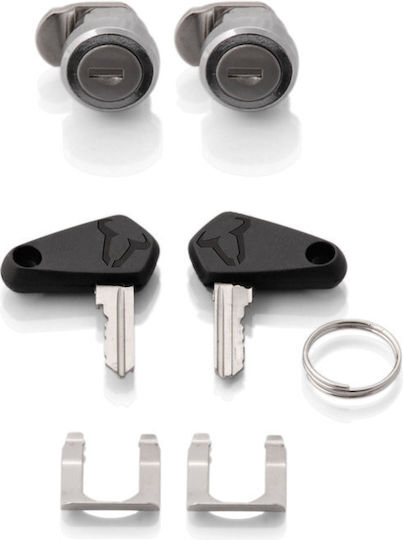Σετ Βάσης Βαλίτσας Topcase Sw-motech Trax Adv Suzuki Dl 650 V-strom 17 Μαύρο