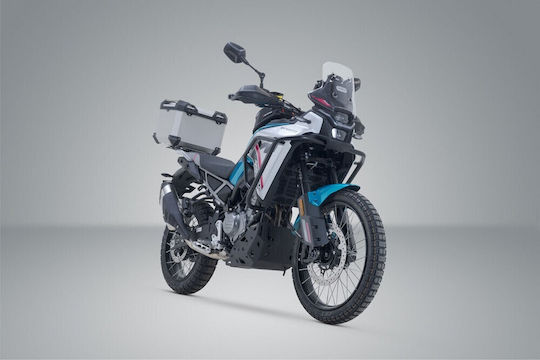 Set Case Mount Topcase Sw-motech Trax Adv Cfmoto 450mt Silver