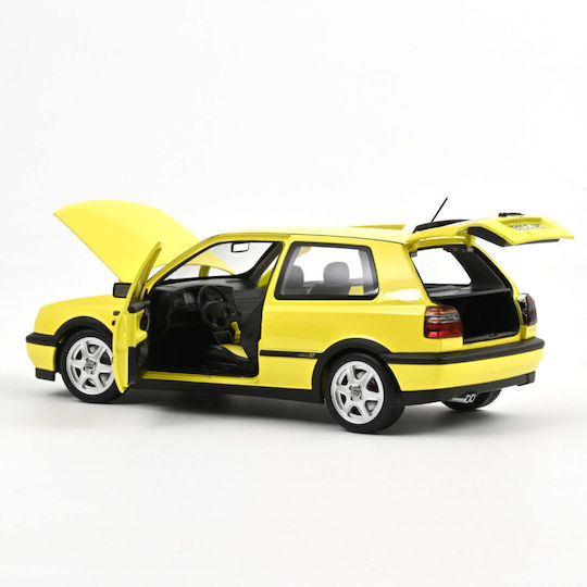 Model Mașină Volkswagen Golf Gti 1994 Galben Scara 1:18 Norev