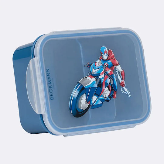 Beckmann Recipient De Prânz Din Plastic Pentru Copii 1,7 Litri Albastru 18,7 x 14 x 7 Cm