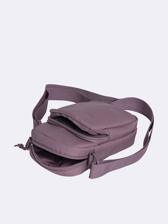 Geantă de umăr violetă