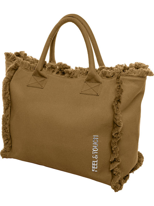 Feel & Touch Caribbean Frottee Strandtasche Braun