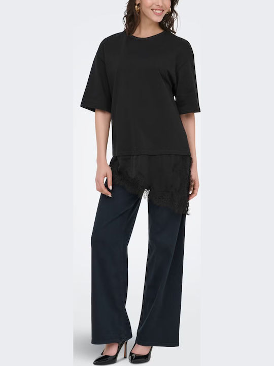 Damen T-Shirt Schwarz