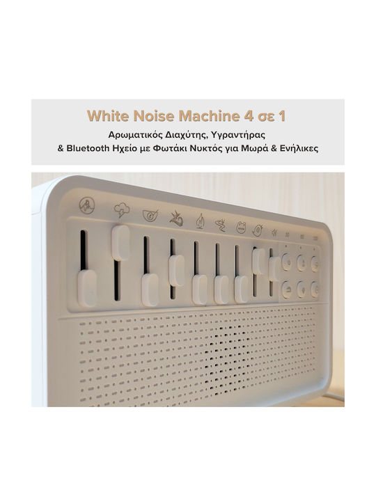 Led Aromatherapy Diffuser with Timer White 150ml ABIS-MY20