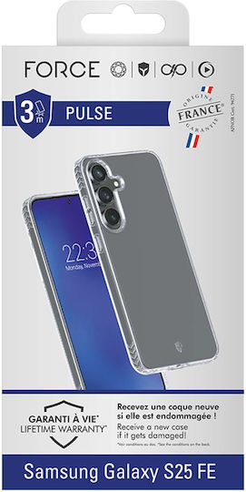 Force Case Husa Telefon Galaxy S25 Fe Protecție Șoc Transparentă Margini Ridicate 3m