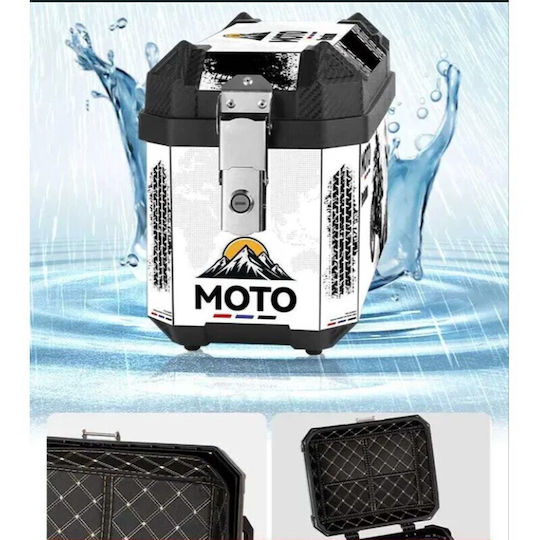 Pair Motorcycle Side Cases 32l Mq-888 Rl16559