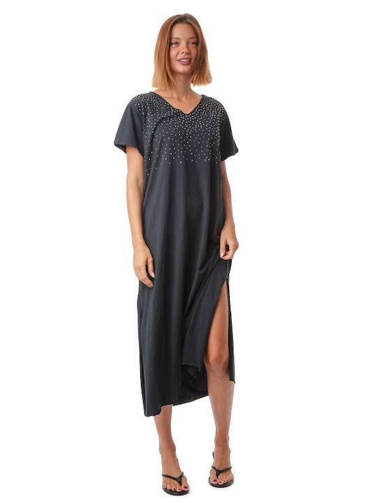 Rochii De Vară Pentru Femei Midi Tricou Rochie Gri Închis