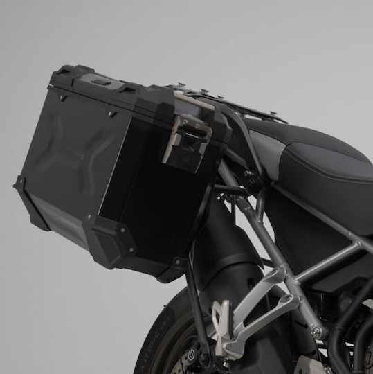 Kit Bases Hard Cases Sw-motech Trax Adv Triumph Tiger 900 Gt Rally Pro Black 23