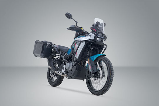 Sw-motech Trax Adv Cfmoto 450mt Hard Case Mounting Kit Black