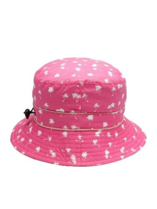 Banz Palarie Copii Bucket Tesatura Cu Protectie Solara Roz
