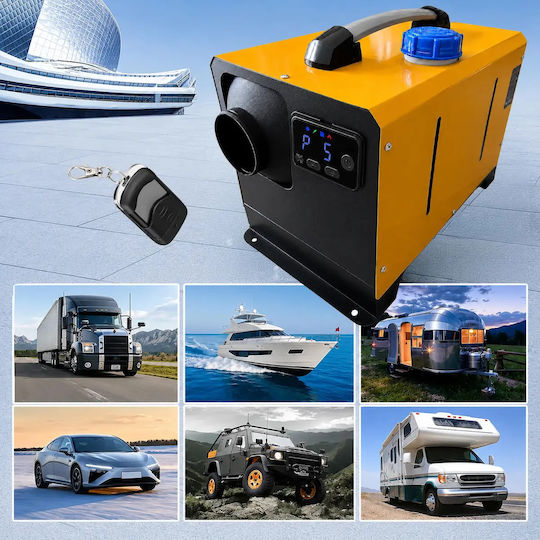 Încălzitor staționar diesel Zola 8 Kw 12 24 220 V Sursă de alimentare Termostat Temporizator Telecomandă