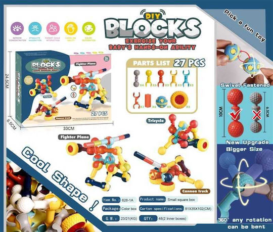 Construction Toy Plastic for Children 3+ Years