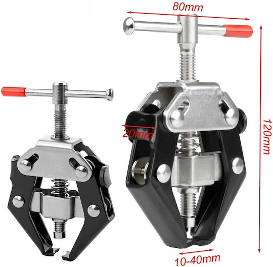 Extractor pentru brațul ștergătorului auto Zola cu 2 brațe interval de lucru 10-40 mm oțel carbon terminale rulmenți