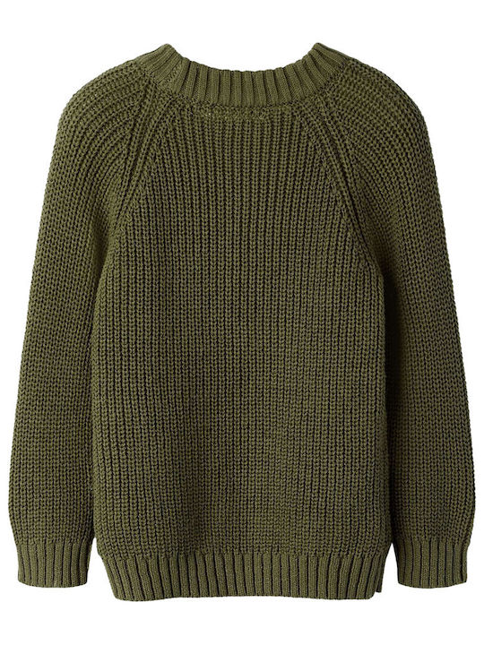 Kinderoberteile Langärmelig Grünes Pullover