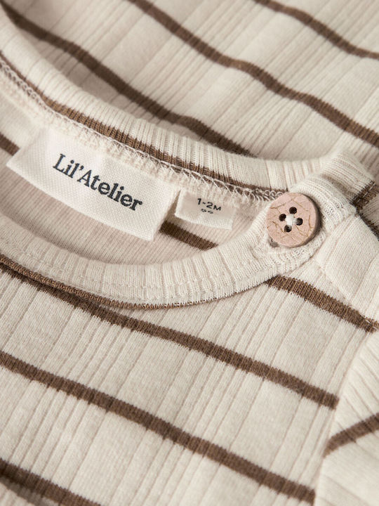 Lil' Atelier Beige Baby-Strampler Lil' Atelier Beige Baby-Strampler