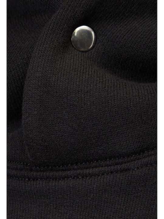 Sweatshirt mit Kapuze Schwarz