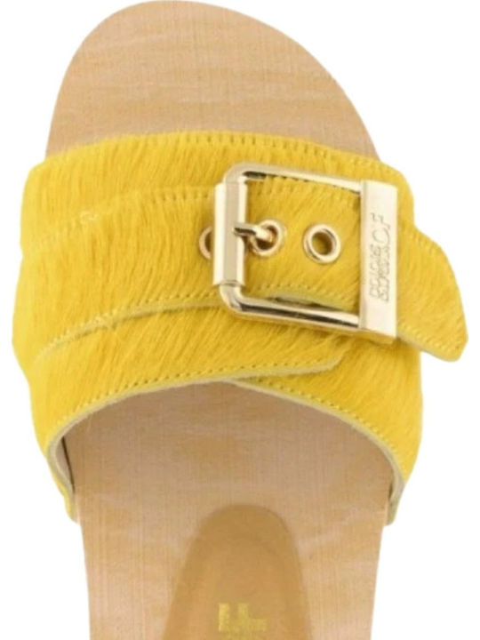 Women's Flat Sandals Yellow
