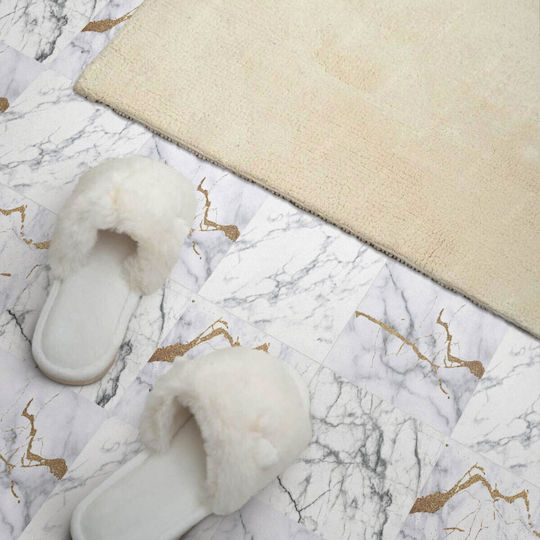 Vinyl Tiles Kitchen Marble Vein Patterns 20x20x20 cm