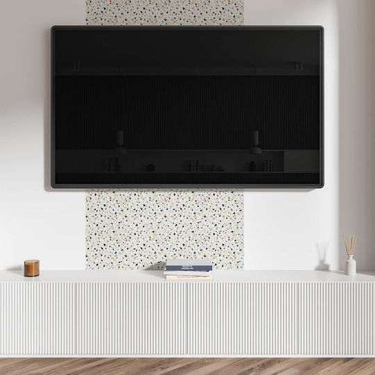 PVC Tile Set Self Adhesive Bedroom Stone Pattern Background 10x40x20 cm