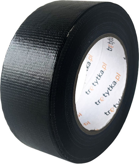 Tretytka Αυτοκόλλητη Υφασμάτινη Ταινία Μαύρη 50mx48mm 5906154770866