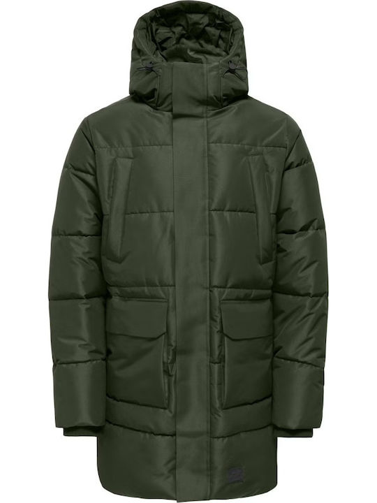 Winter Jacket Parka Green