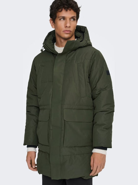 Winter Jacket Parka Green