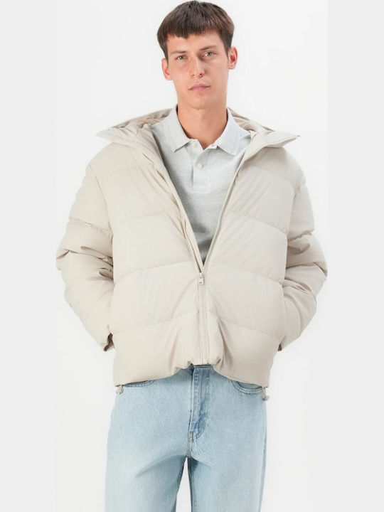 Puffer Wasserdicht Silber Herren Jacken