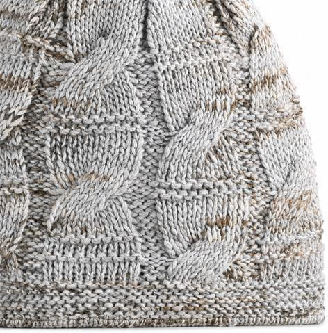 Beanie Women's Knitted Beanie in Beige Colour