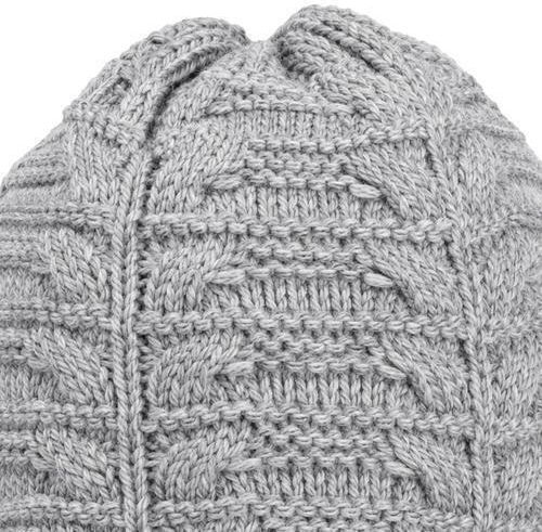 Beanie Unisex Knitted Beanie in Grey Colour