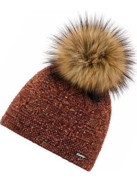 Lux Beanie Damen Strickmütze in Roter Farbe