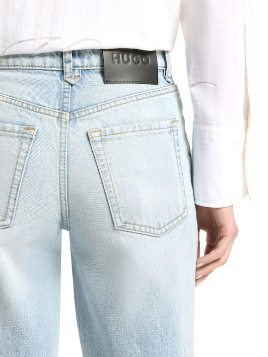 High Rise Women's Jean Pants Straight Leg