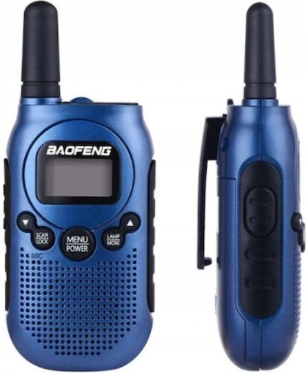 Baofeng Bf-t6 Panda Walkie-talkie Albastru 2 Bucăți