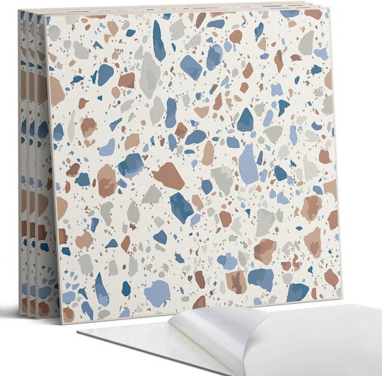 Decorative Vinyl Tile Stickers Natural Stone Print 4x50x50 Pcs