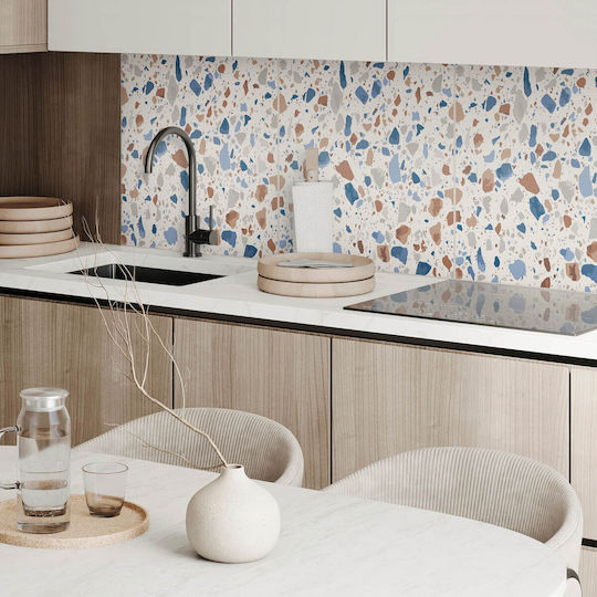 Decorative Vinyl Tile Stickers Natural Stone Print 4x50x50 Pcs