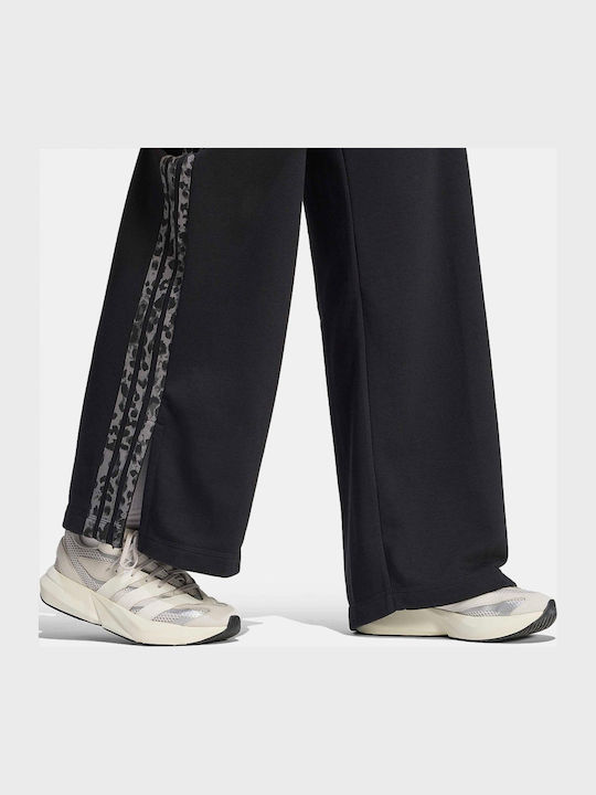 Pant Sweatpants Black Grey Animal Print