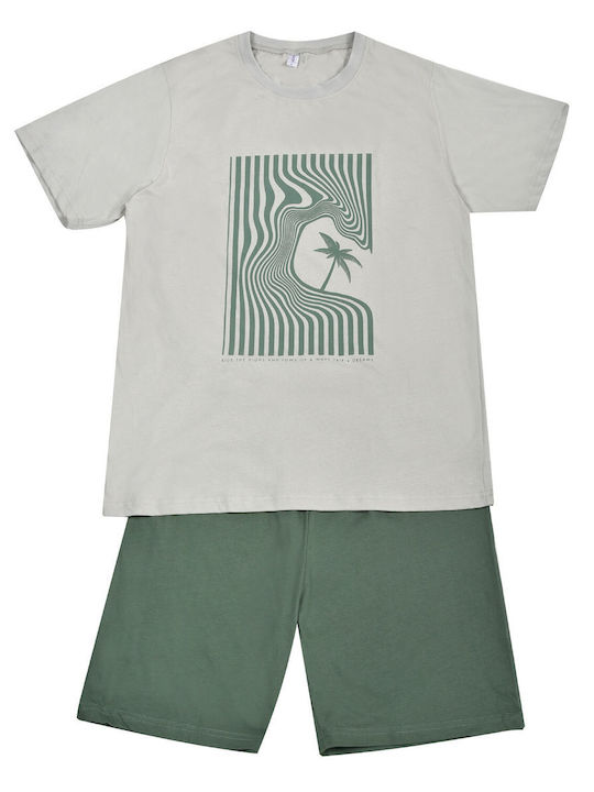 Dreams by Joyce Wavy Trip Summer Men's Pyjamas Grey Dreams by Joyce Wavy Trip Summer Men's Pyjamas Grey