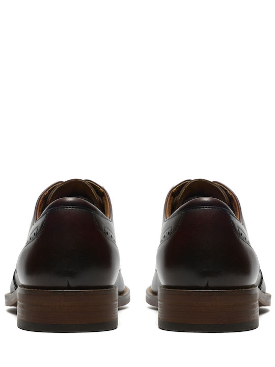 Leather Men's Oxfords Brown