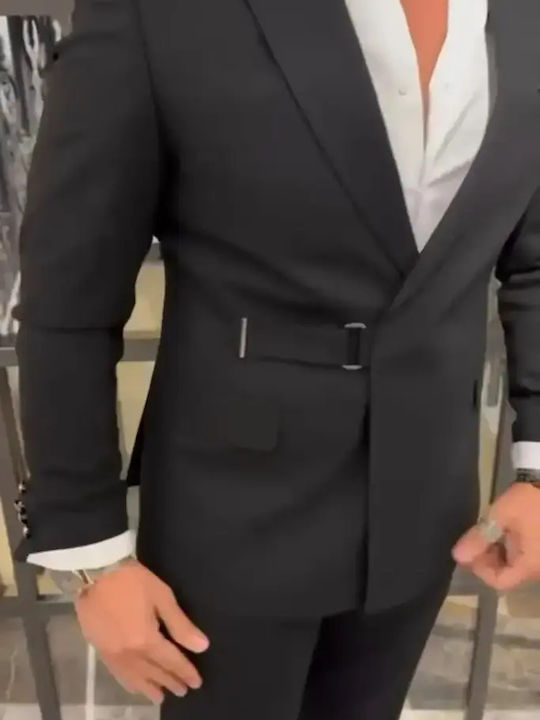 Men's Groom's Suit Black